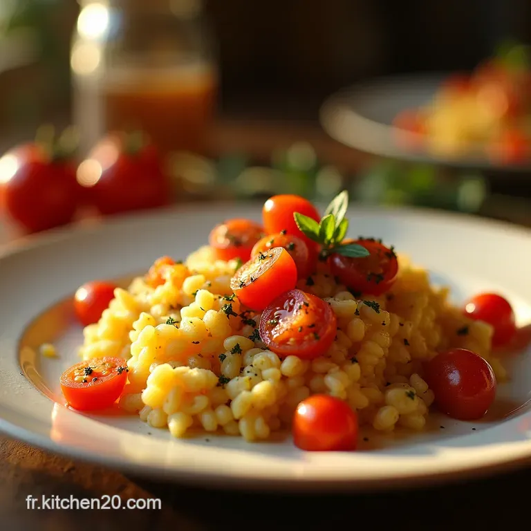 Le Soleil Dans Lassiette Gratin Croustillant De Couscous M&eacute;diterran&eacute;en presentation