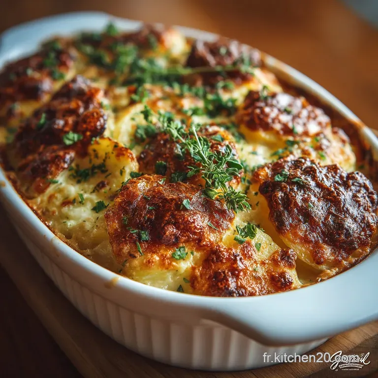 Le Gratin Dauphinois Riviera Fondant &agrave; C&oelig;ur Cro&ucirc;te Dor&eacute;e et Croustillante