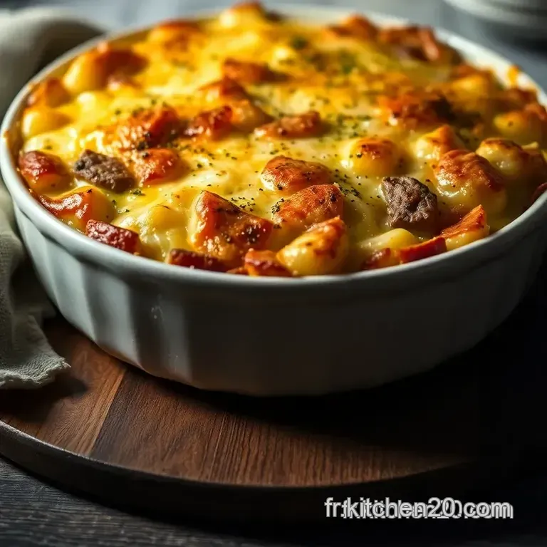 Gratin Dauphinois Rustique Au B&oelig;uf Hach&eacute; presentation