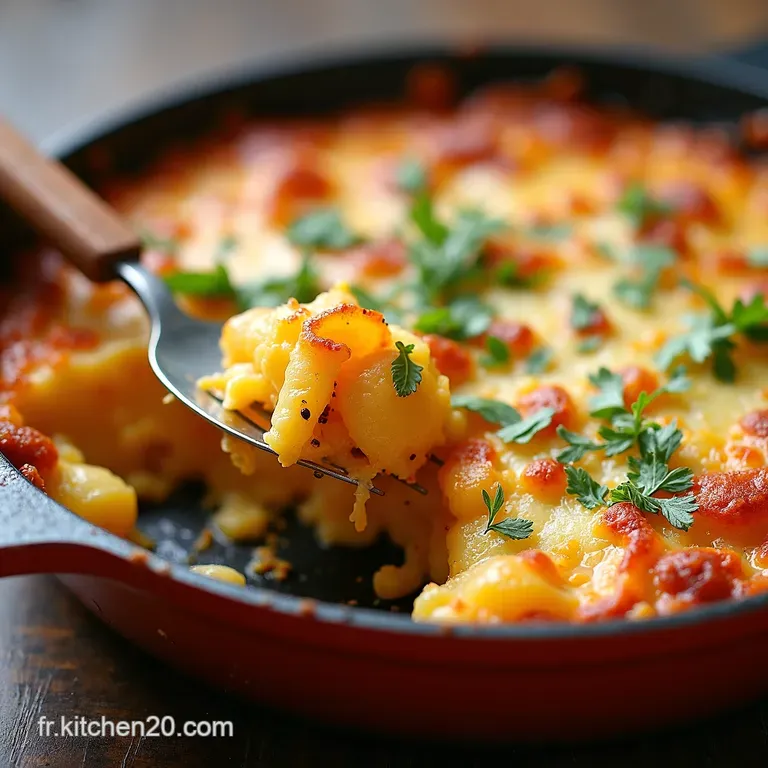 Gratin Dauphinois Rustique Pommes de Terre Chorizo Coeur de Brie