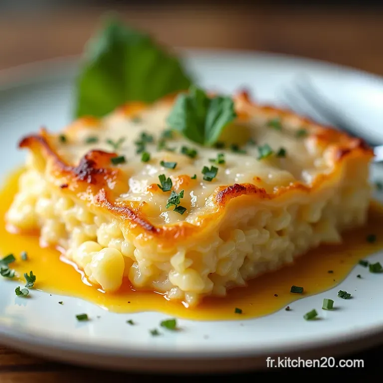 Gratin de Poireaux au Parmesan Le Classique R&eacute;confortant