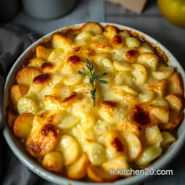 Gratin Savoureux De Chou-Fleur Et Pommes De Terre presentation