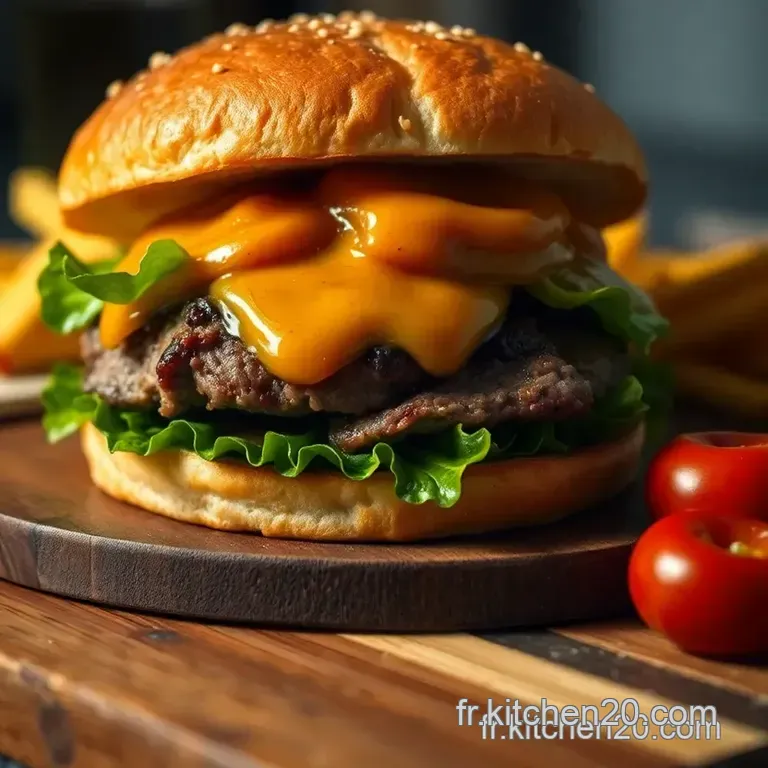 Hamburger Maison Savoureux presentation