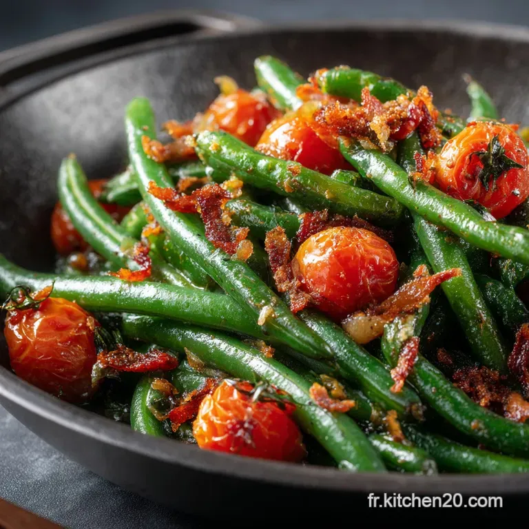 Haricots Verts Tomates Et Courgettes &Agrave; La Proven&ccedil;ale presentation
