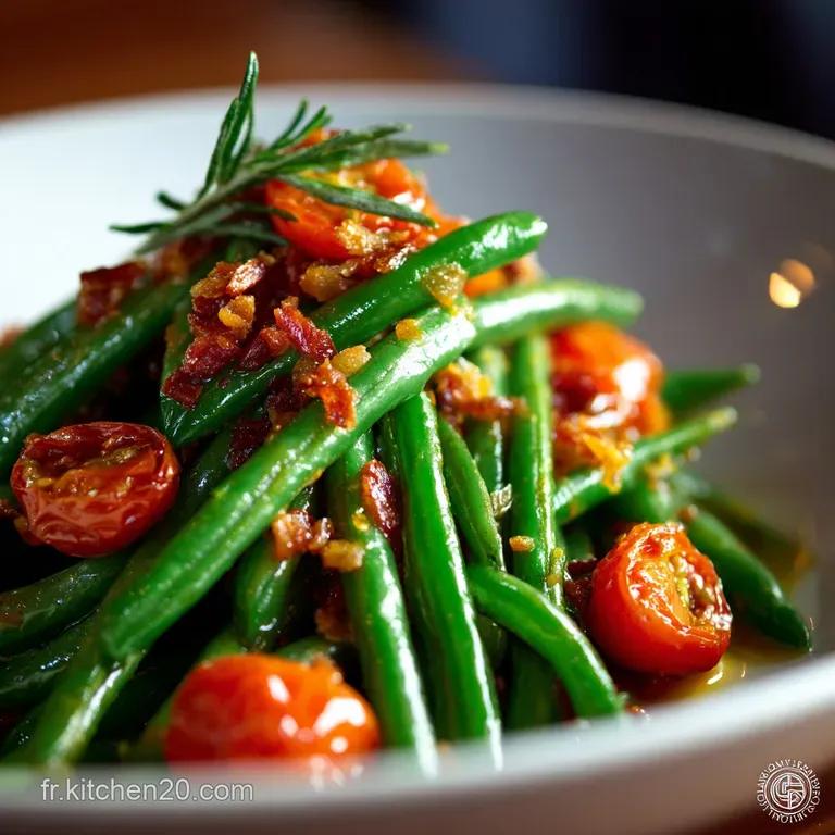 Haricots Verts Tomates et Courgettes &agrave; la Proven&ccedil;ale