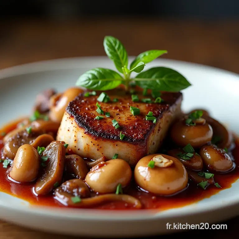 Joue de B&oelig;uf Fondante au Vin Rouge et Champignons de Paris LAuthentique Mijot&eacute; de GrandM&egrave;re