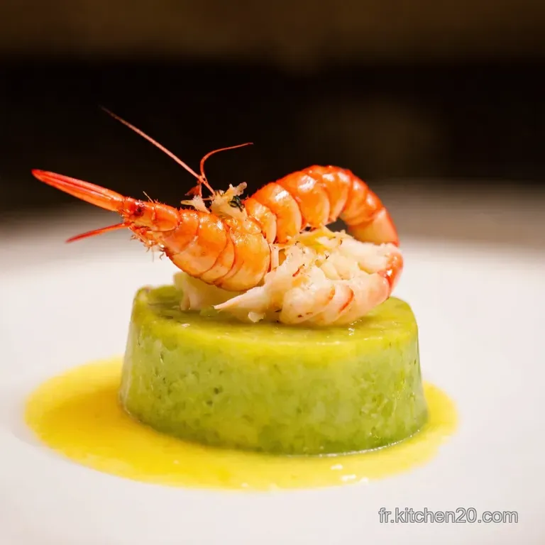 Langouste Au Safran Et Citron Vert L&eacute;quilibre Parfait presentation