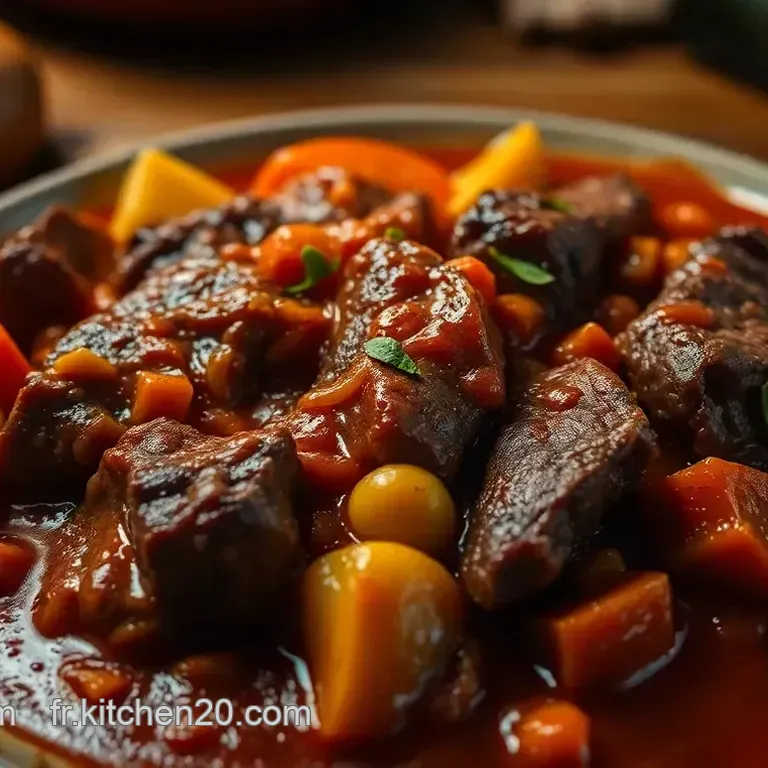 Langue de B&oelig;uf &agrave; la Sauce Piquante : La Tradition R&eacute;invent&eacute;e