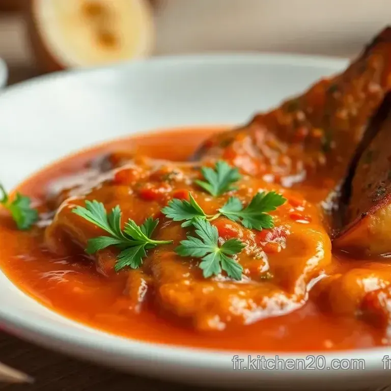 Langue de Boeuf &agrave; la Sauce Piquante