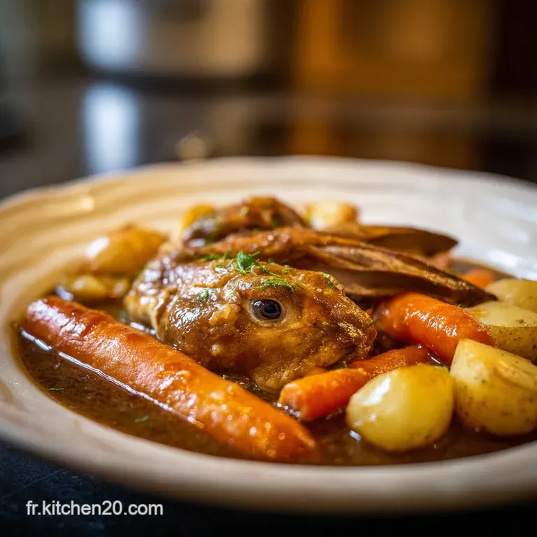 Lapin &Agrave; La Moutarde : Le Classique Bourguignon presentation