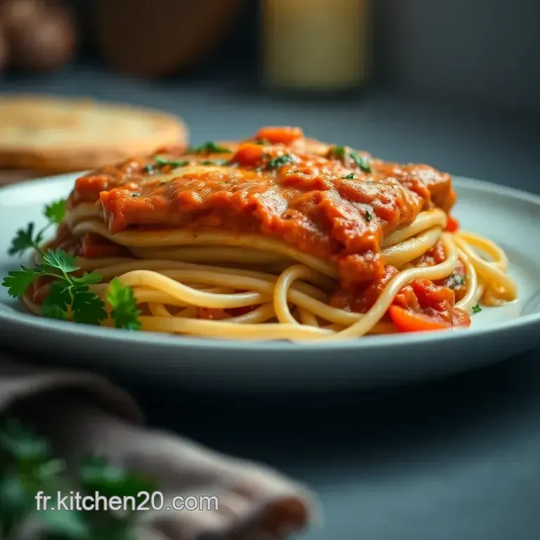 Lasagne &Agrave; La Bolognaise presentation