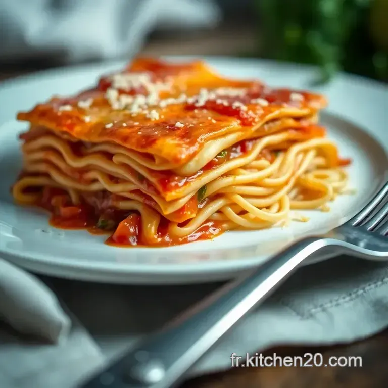 Lasagne Au Thon M&eacute;diterran&eacute;enne presentation