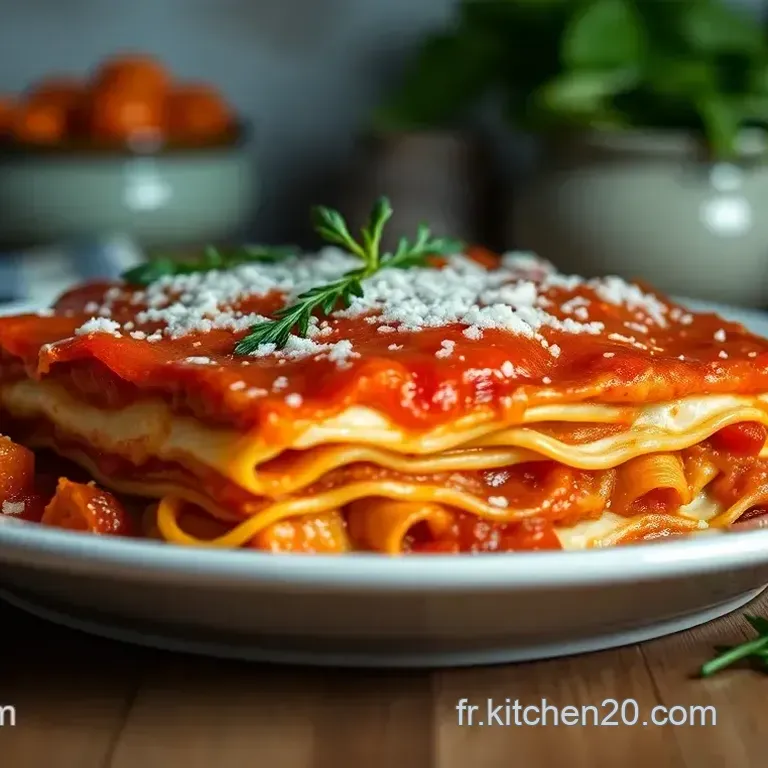 Lasagne au Thon M&eacute;diterran&eacute;enne