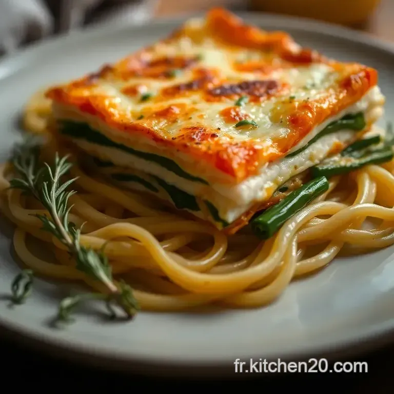 Lasagne De Saumon Aux &Eacute;pinards Et Ricotta presentation