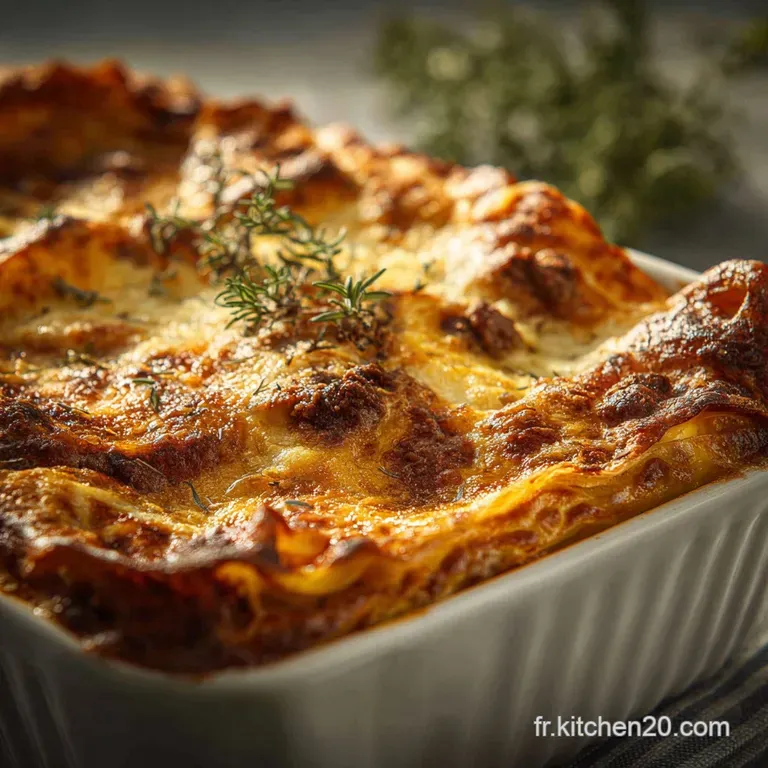 Lasagnes de Boeuf &agrave; la Proven&ccedil;ale Le soleil de la M&eacute;diterran&eacute;e en plat familial