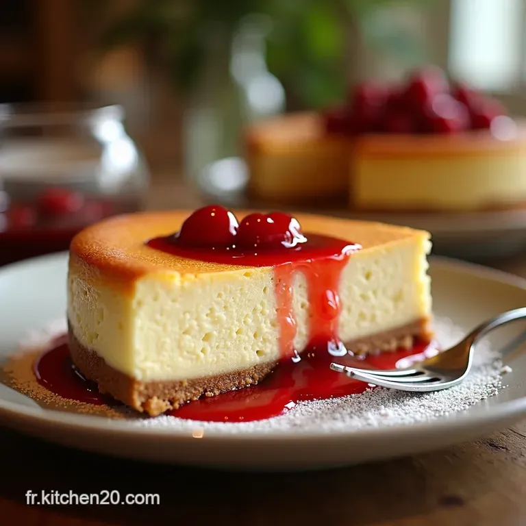 Le Cheesecake Newyorkais Parfait presentation