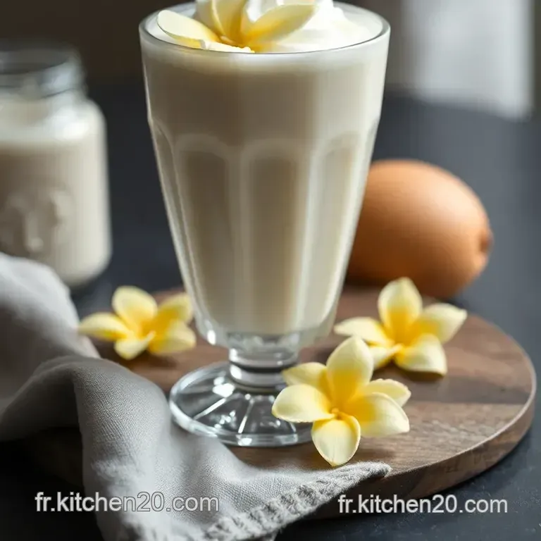 Le Milk-Shake Vanille Divin presentation