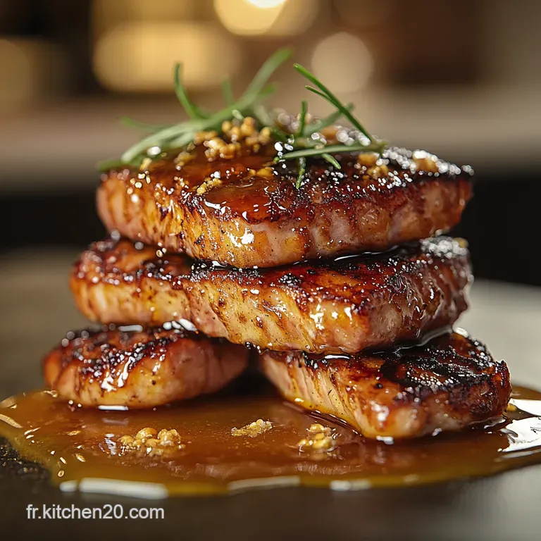 Magret de Canard &agrave; la Sauce Miel Dor&eacute;e