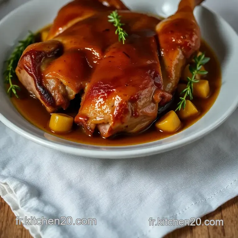 Magret De Canard Au Miel Et &Eacute;pices presentation