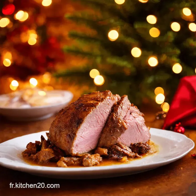 Magret De Canard R&ocirc;ti Aux Ch&acirc;taignes Mijot&eacute;es presentation