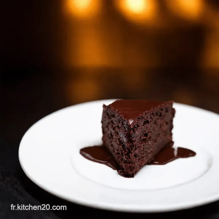 Marquise Au Chocolat Un R&ecirc;ve Chocolat&eacute; Intemporel presentation