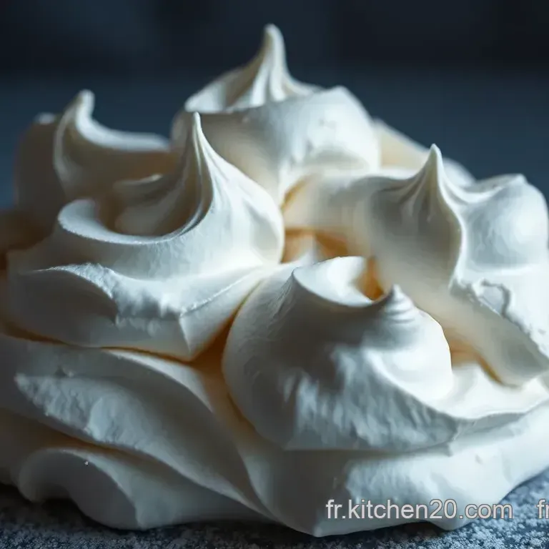 Meringue Fran&ccedil;aise : L&eacute;g&egrave;ret&eacute; et Douceur en un Souffle