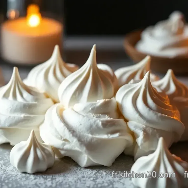 Meringues L&eacute;g&egrave;res et Croquantes