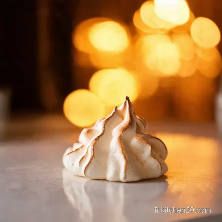 Meringues Suisses Classiques Cuisson Au Bainmarie Perfection Brillante presentation