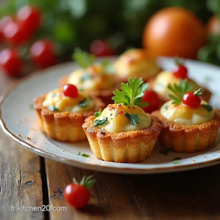 Minicharlottes Printani&egrave;res Aux Radis Ch&egrave;vre Frais Et Herbes presentation