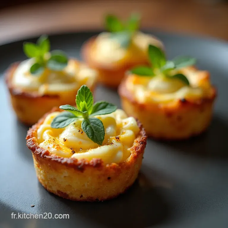 MiniQuiches Express au Poireau Confits et Ch&egrave;vre Frais