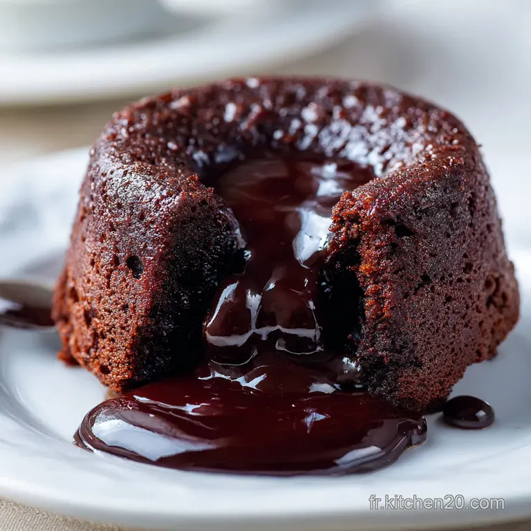 Moelleux Au Chocolat: Fondant et Intense