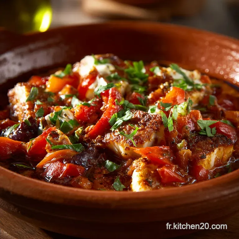 Morue &agrave; la Basquaise : La Vraie Recette du Sud-Ouest