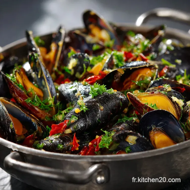 Moules &Agrave; La Proven&ccedil;ale : Recette Classique Du Sud Sans Cr&egrave;me presentation