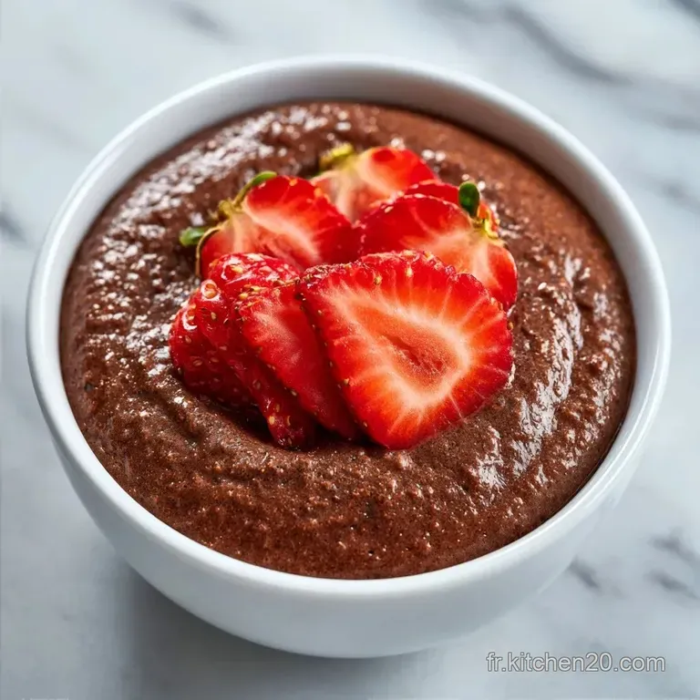 Mousse Chocolat Fraise Express: Nuageuse