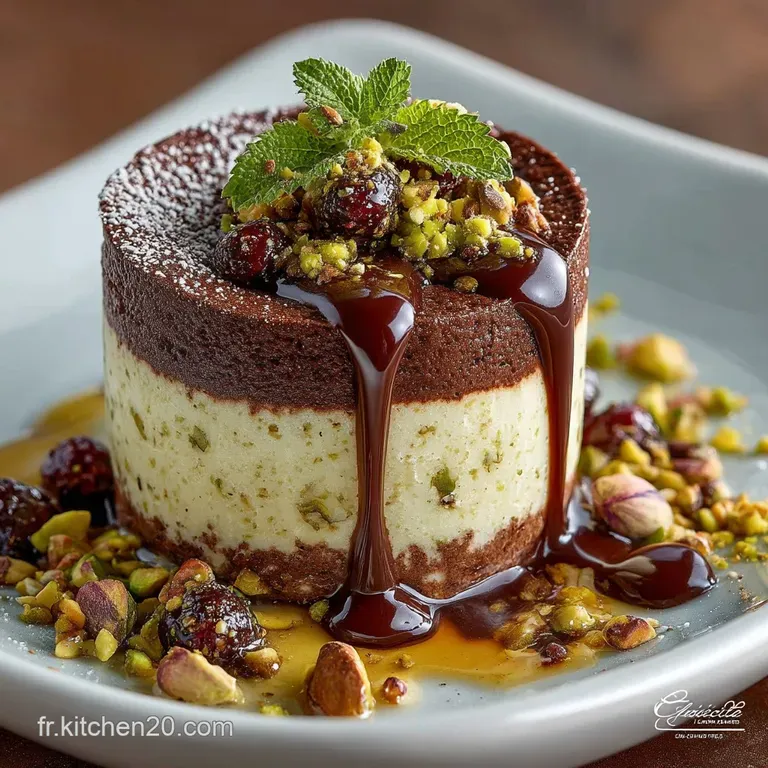 Mousse Chocolat Pistache Coco Sans Oeufs : Le Nuage Tropical presentation