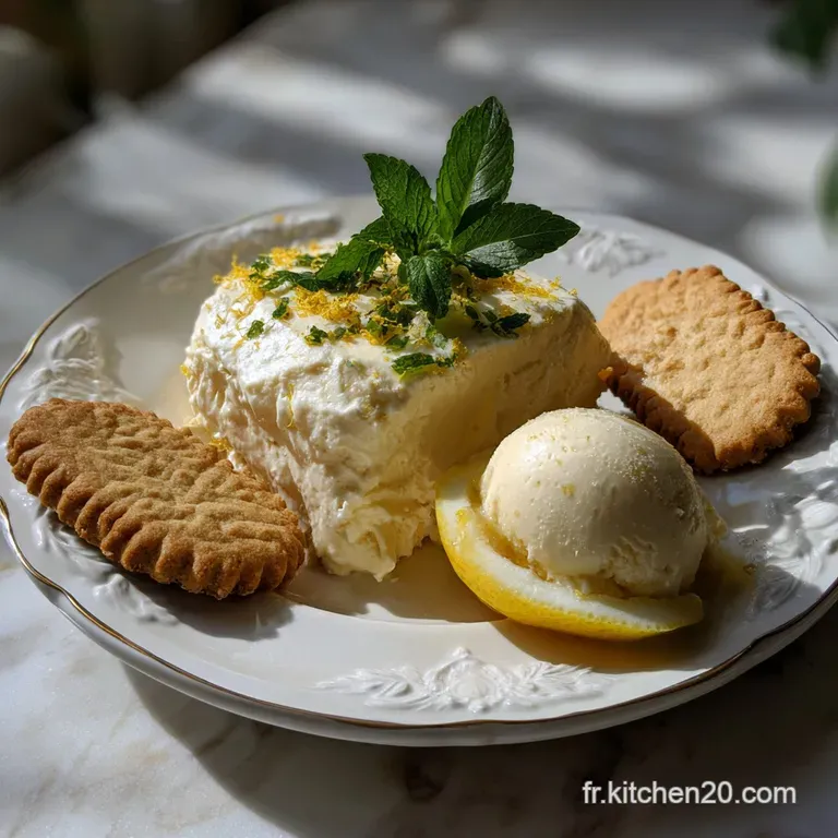La Mousse Au Citron Et Biscuit Sabl : Dessert A&eacute;rien presentation