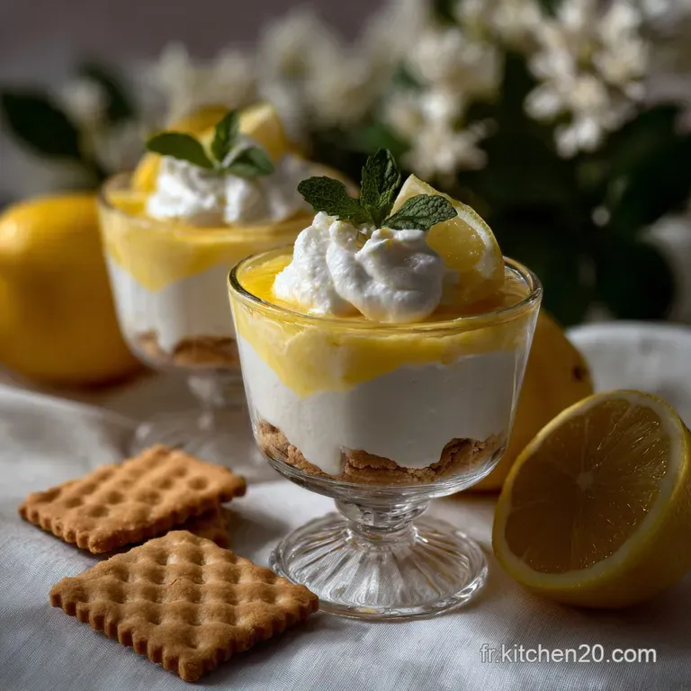 La Mousse Au Citron Et Biscuit Sabl : Dessert A&eacute;rien