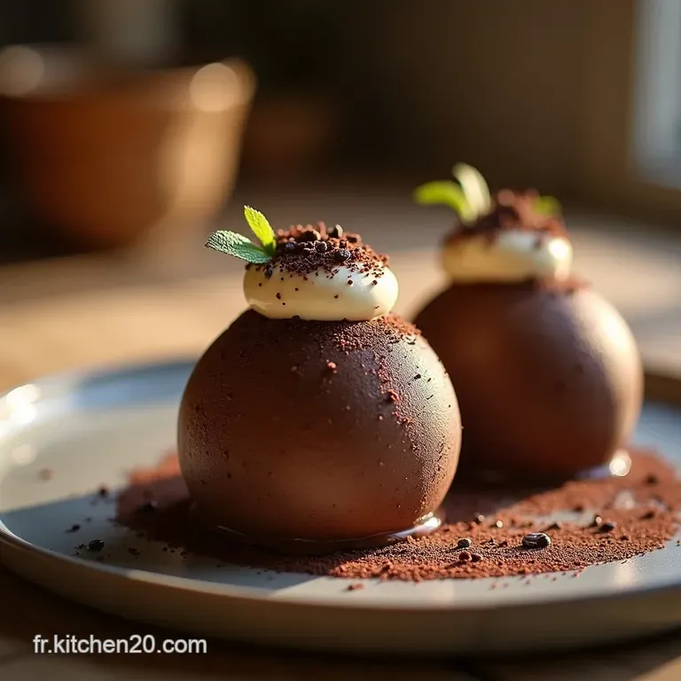 Mousse Royale Au Chocolat Noir Et Mascarpone L&eacute;l&eacute;gance Sans Effort presentation