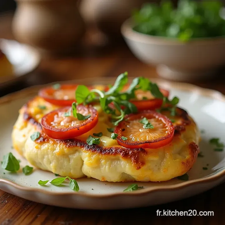 Naan Au Fromage Maison L&eacute;l&eacute;gance Moelleuse Du Pain Indien Farcis Aux Trois Fromages presentation