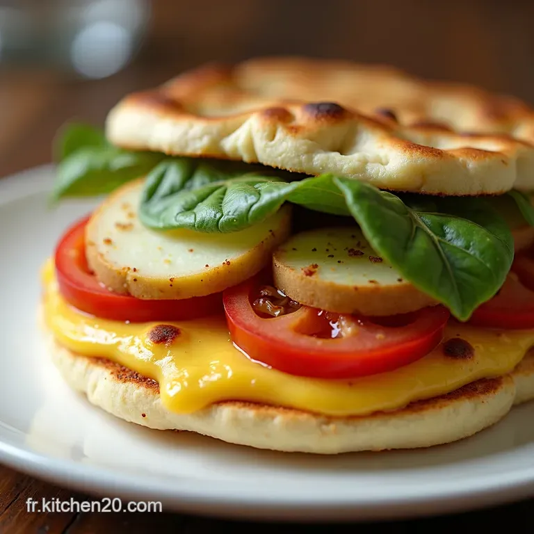 Naan au Fromage Maison L&Eacute;l&eacute;gance Moelleuse du Pain Indien Farcis aux Trois Fromages