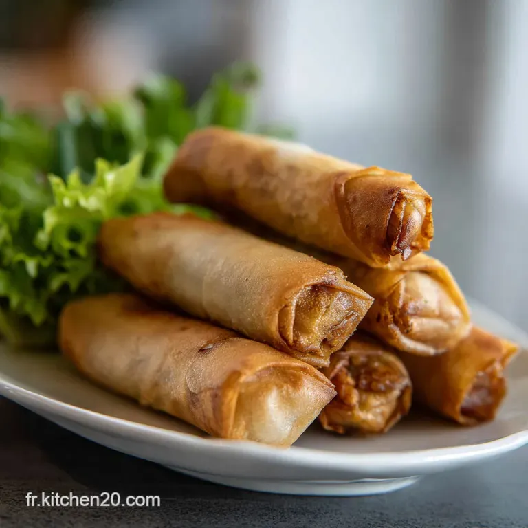 Nems au Poulet Traditionnels et Croustillants