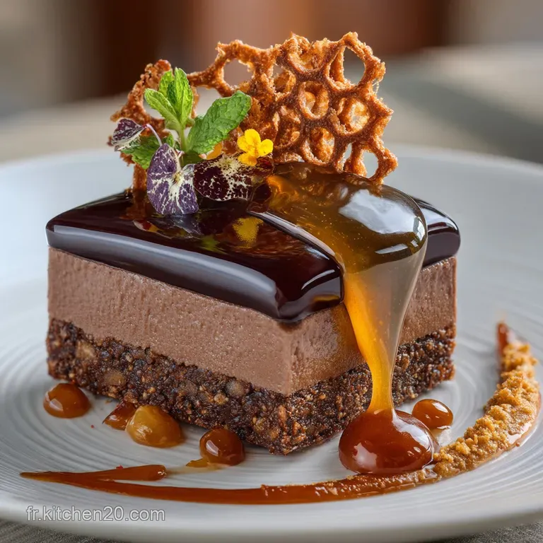 Les Nids Dor&eacute;s Croustillants Chocolatcaramel Au Beurre Sal&eacute; presentation