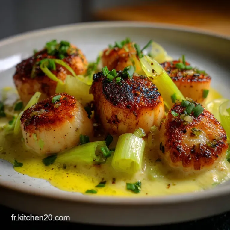 Recette de Noix de Saint Jacques &agrave; la Fondue