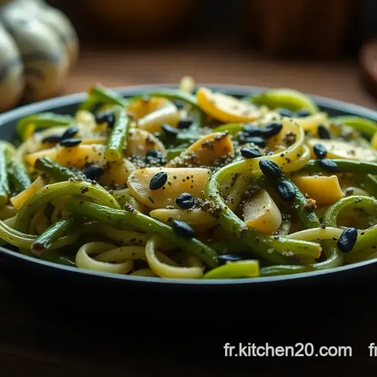 Nouilles Printani&egrave;res aux Asperges et Morilles