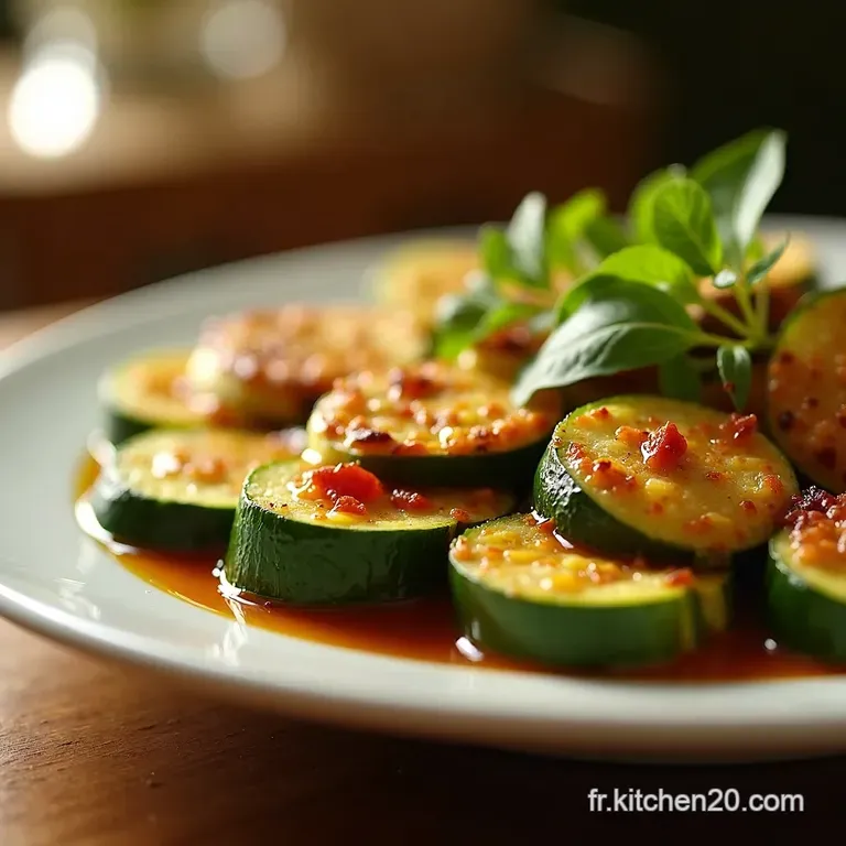 Nuages De Courgettes L&eacute;gers Et Gourmands presentation