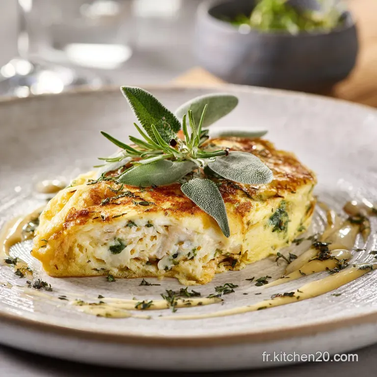 Omelette fa&ccedil;on M&egrave;re Poulard aux herbes la version mousseuse comme au MontSaintMichel