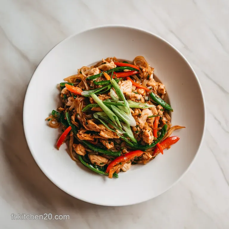Pad Thai au Poulet Express