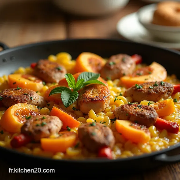 Paella Royale Aux Fruits De Mer Et Poulet Le Voyage Ensoleill&eacute; Au C&oelig;ur De Valence presentation