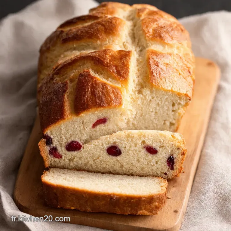 Pain au Levain Rustique aux Noix et Cranberries