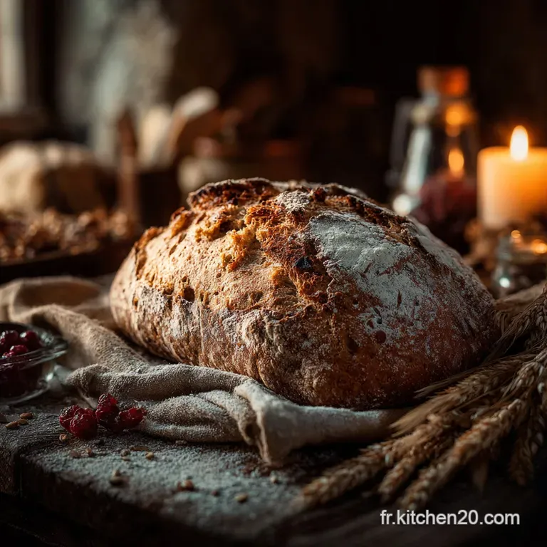 Le Rustique Ig Bas Pain De Campagne Au Seigle &Eacute;peautre Et Grains Anciens presentation